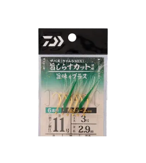 DAIWA SYOKUNIN FUNESABIKI AMINO AJI MEBARU 6 Hooks