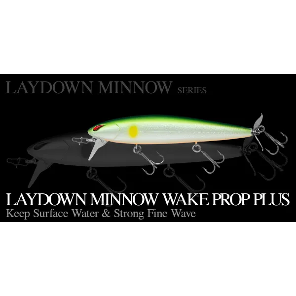 NORIES LAYDOWN MINNOW Wake Prop Plus