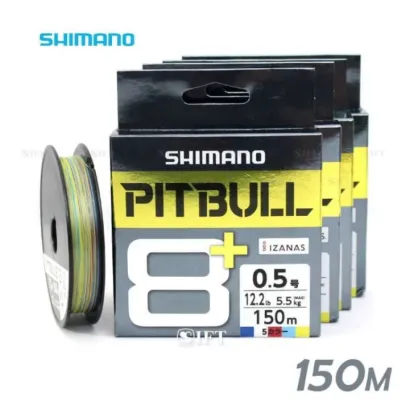 SHIMANO PITBULL8+ 150M LD-M51T 10M-5 COLOR