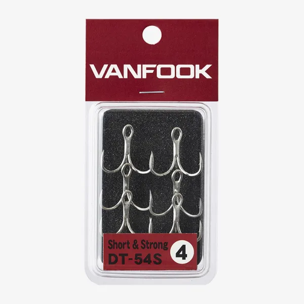 VANFOOK treble DT-54 (2X) silver