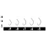 VANFOOK SW-31F Spoon Experthook Wide Gape Medium Wire Fusso Black