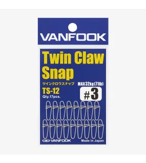 VANFOOK TS-12 Twin Claw Snap Silver