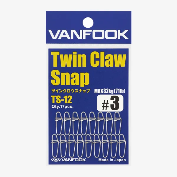 VANFOOK TS-12 Twin Claw Snap Silver