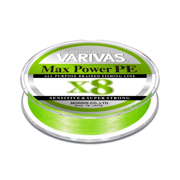 VARIVAS MAX POWER PEX8 lime green 150m