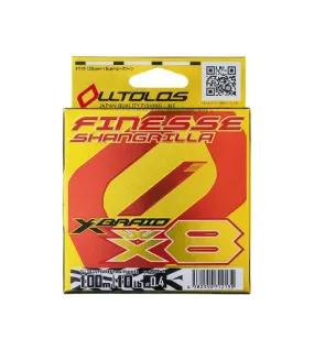 YGK X-BRAID OLLTLOS PE WX8 Finesse Shangrilla 100m