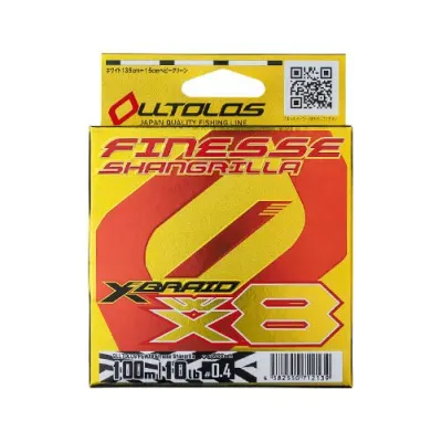 YGK X-BRAID OLLTLOS PE WX8 Finesse Shangrilla 100m