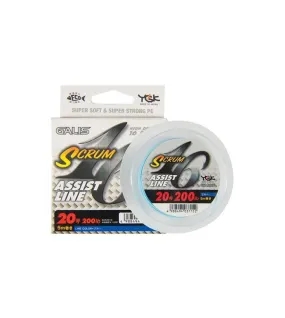 YGK SCRUM 16 assist line 5m BLUE