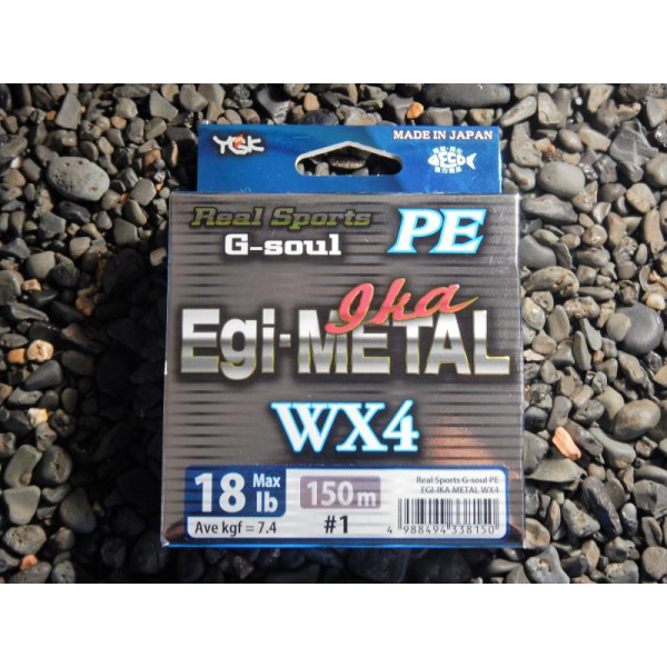 YGK G-SOUL EGI-METAL WX4 150m 180m PE #0.4 #0.5 #0.6 #0.8 #1 Fishing Briad Line 