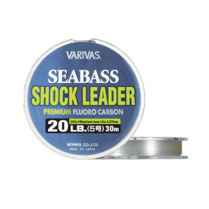 VARIVAS Sea Bass FLUORO Shock Leader, 30m